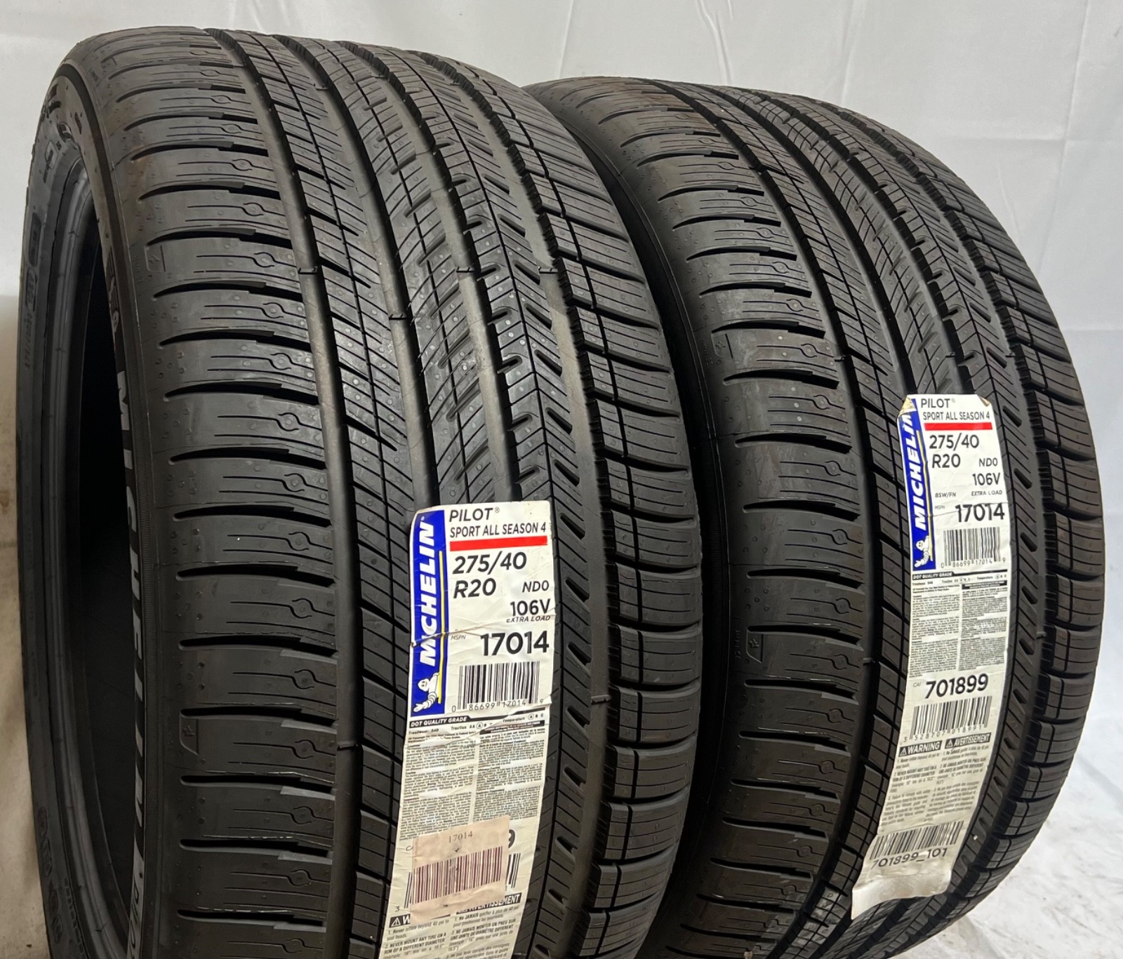 2 – NEW 275/40R20 XL (106V) Michelin Pilot Sport All Season 4 (ND0) – 7135