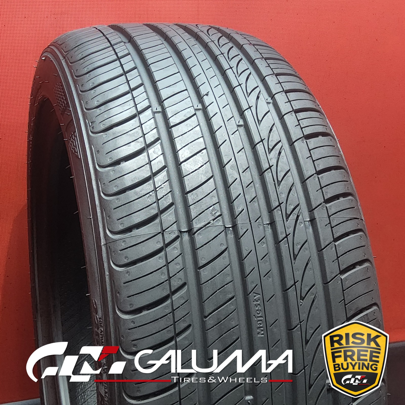 1 Tire LikeNEW Kumho Majesty Solus KU50 225/45R17 225/45/17 91W No Repairs 95117