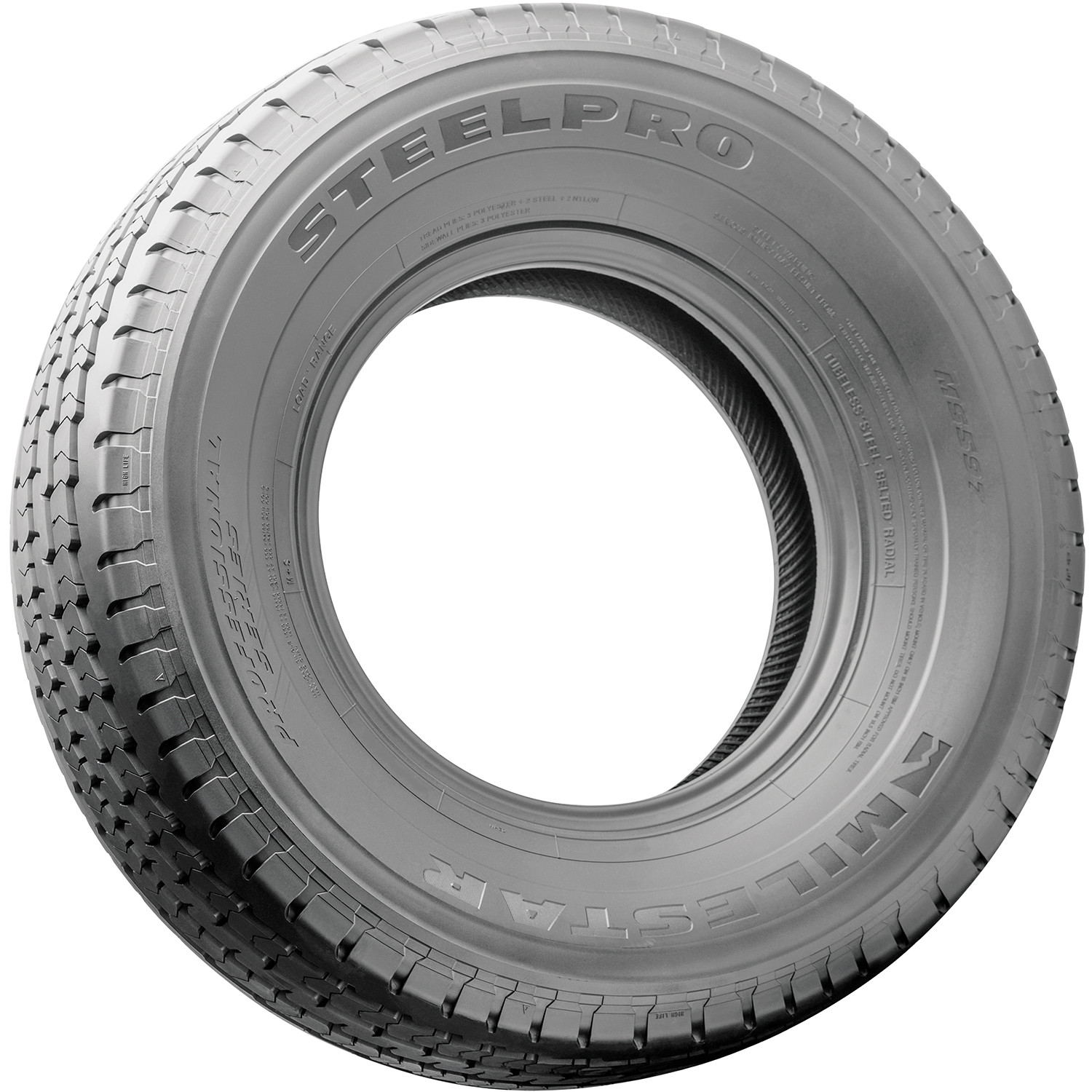 Tire Milestar SteelPro MS597 Steel Belted LT 8.75R16.5 Load E 10 Ply Light Truck