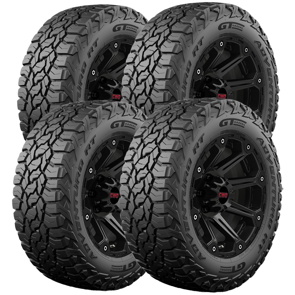 (QTY 4) 275/60R20 GT Radial Adventuro RT 115H SL Black Wall Tires