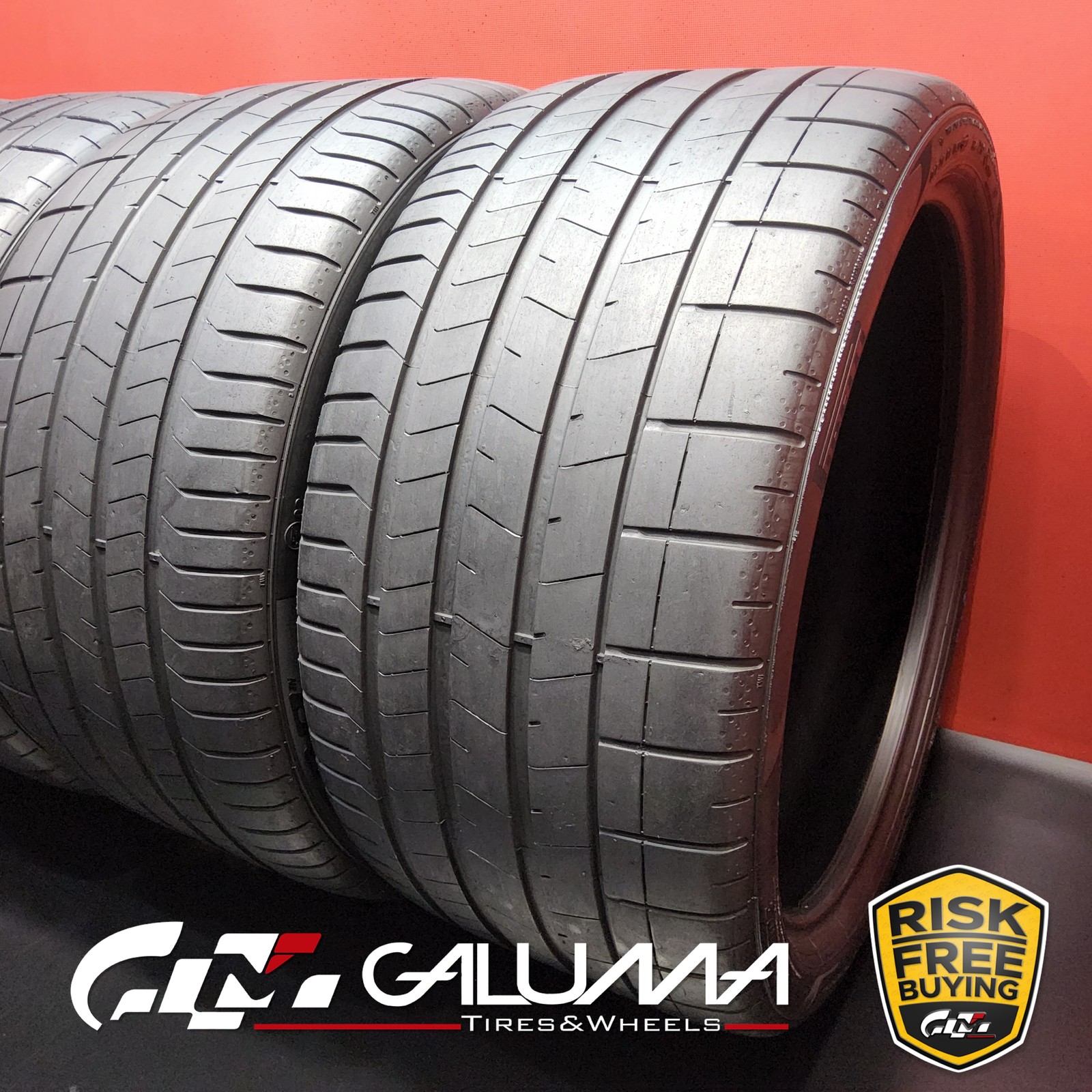 Set of 4 Tires Pirelli P-Zero (PZ4) (F02) XL 245/35ZR20 & 305/30ZR20 #95578