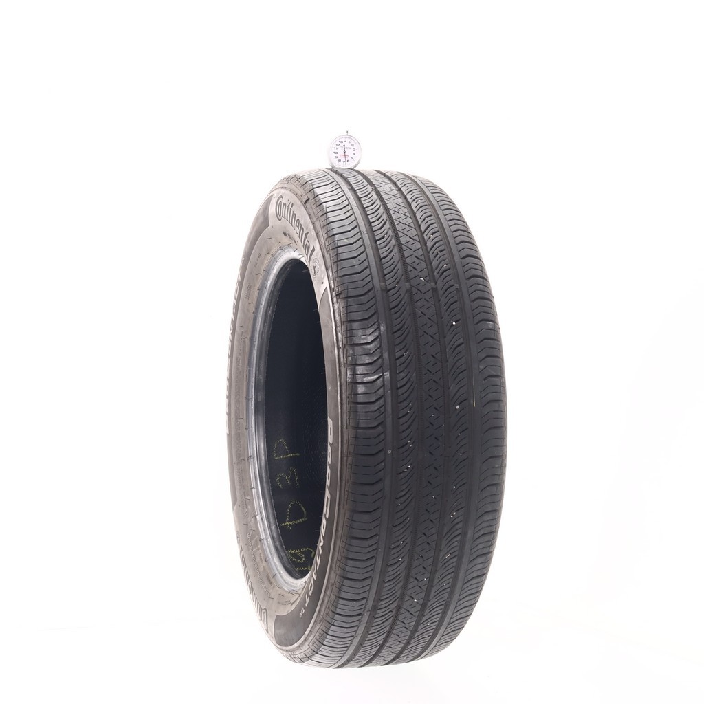 Set of (4) Used 225/60R18 Continental ProContact TX 100H – 6.5-7/32