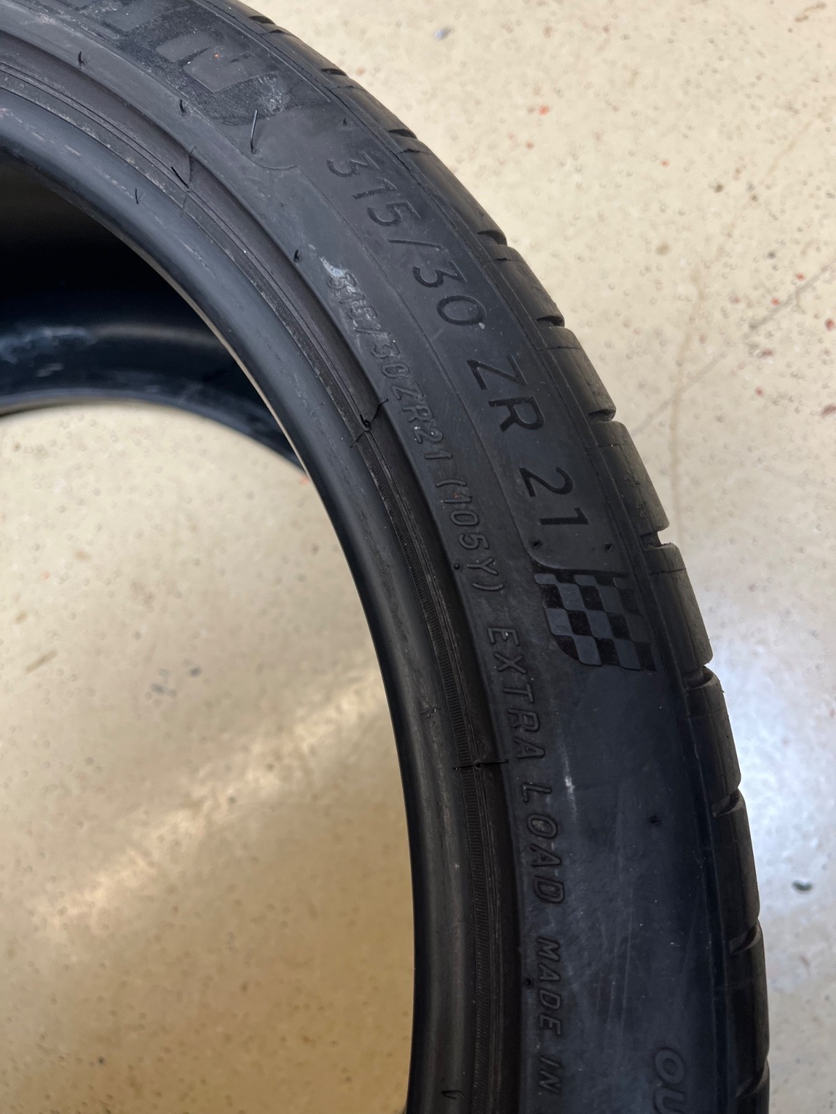 2 – NICE 315/30ZR21 XL (105Y) Michelin Pilot Sport 4 S (ND0) Porsche – 2030
