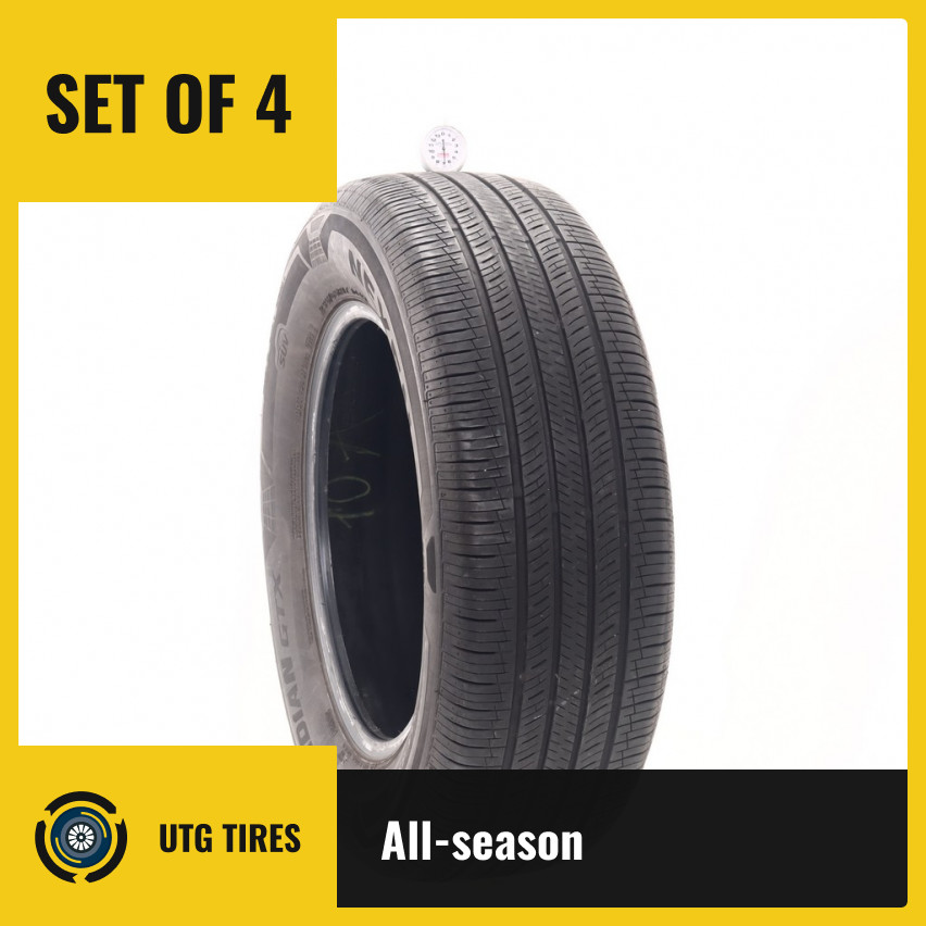 Set of (4) Used 235/65R17 Nexen Roadian GTX SUV 104H – 6.5-7/32