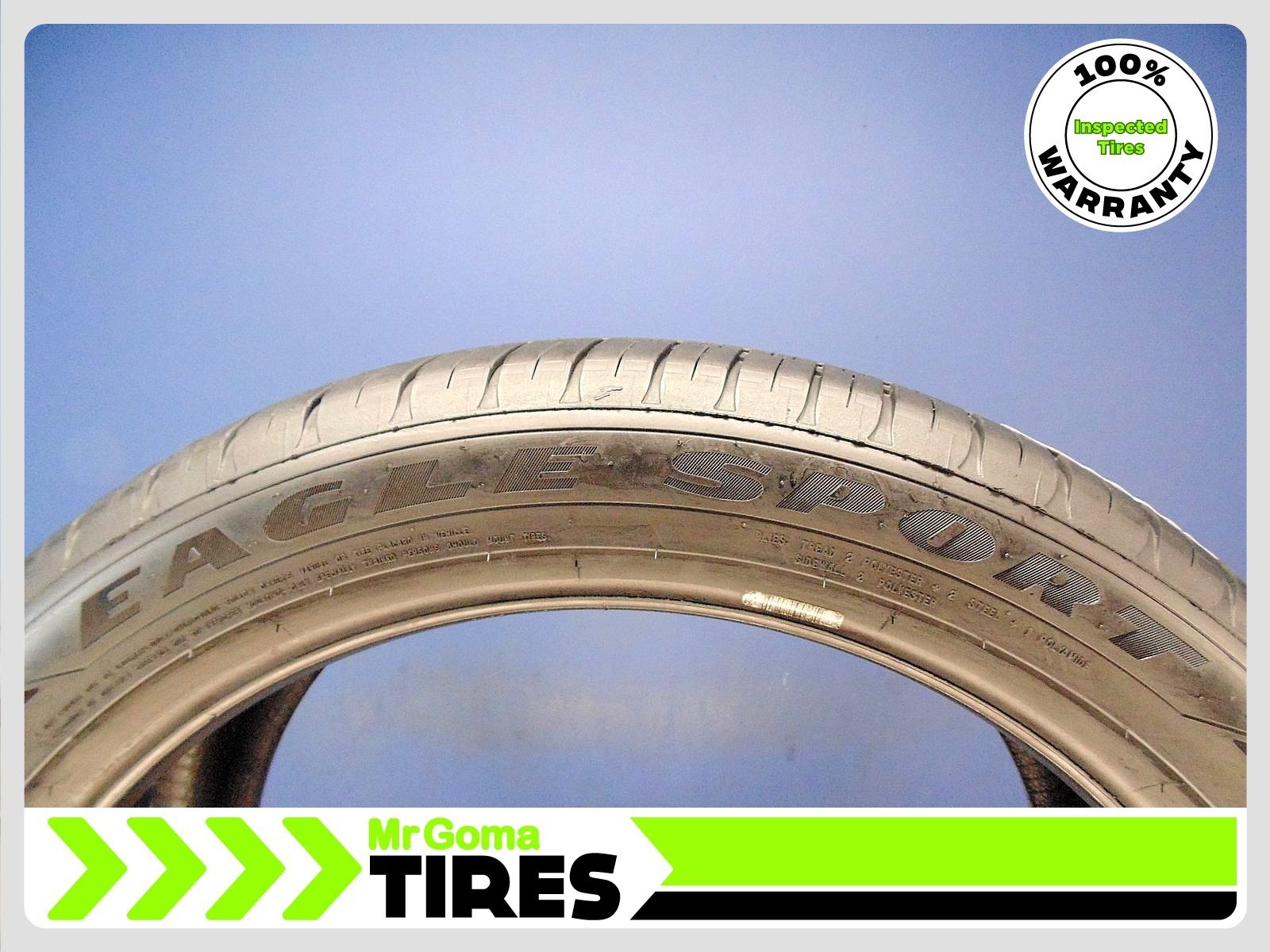 1 GOODYEAR EAGLE SPORT A/S SEALTECH XL 295/40R22 USED TIRE 7.6/32 TREAD 112H