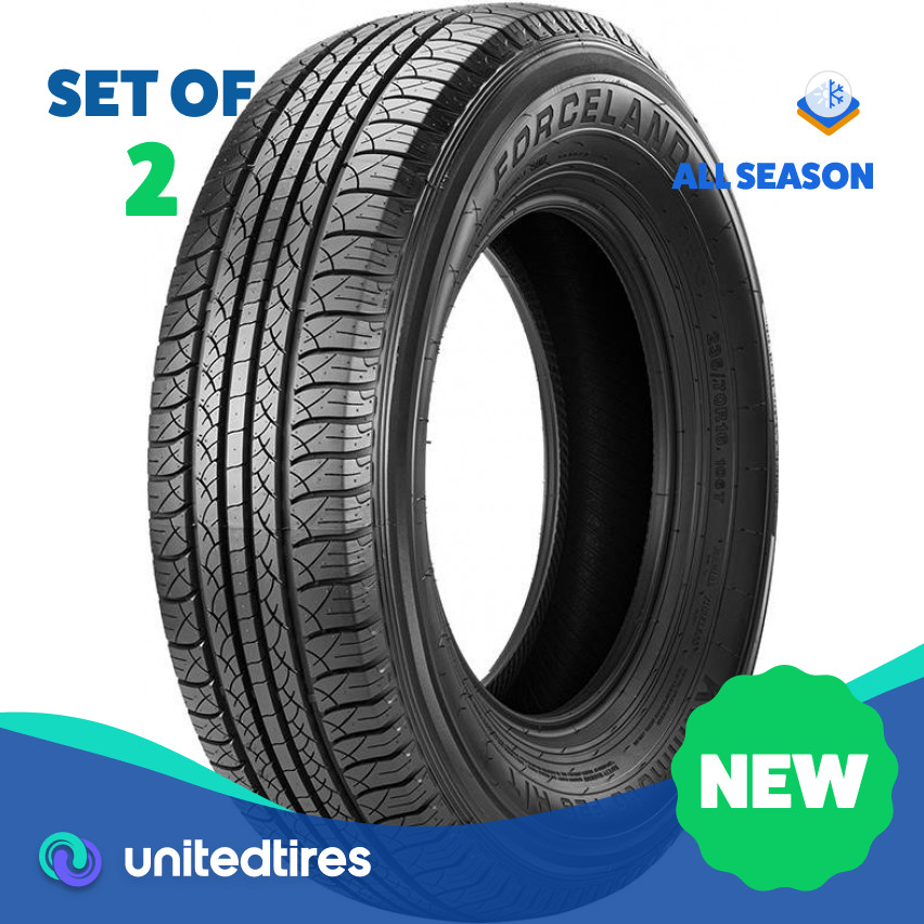 Set of (2) New 235/65R17 Forceland Kunimoto F26 108H