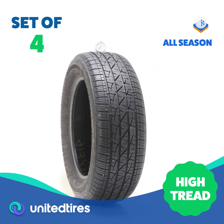 Set of (4) Used 225/60R17 Firestone Destination LE3 99H – 8.5-9.5/32