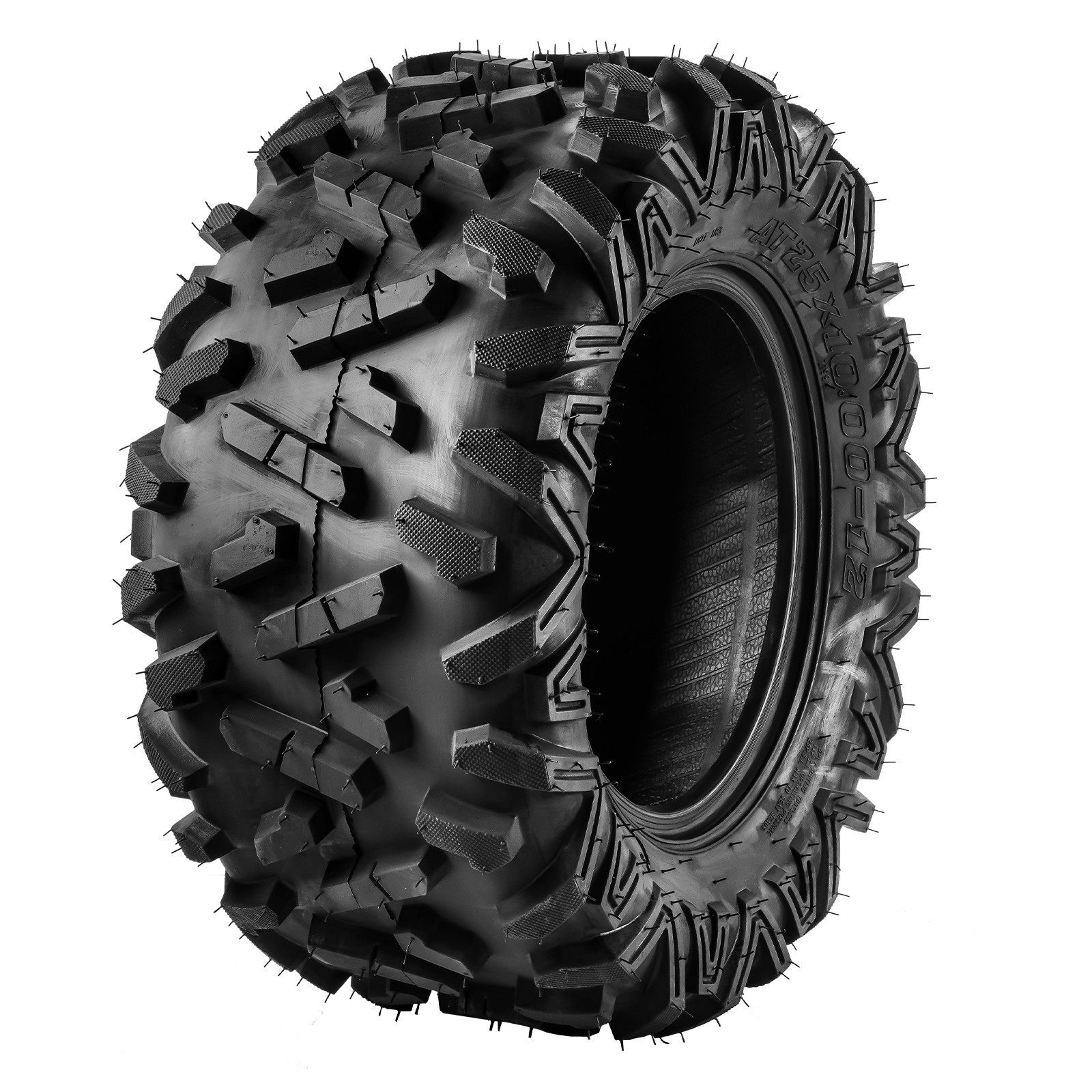 2x 25×10-12 25x10x12 25-10-12 Tires All Terrain 6 Ply Z-199-1 420 Lbs F TL