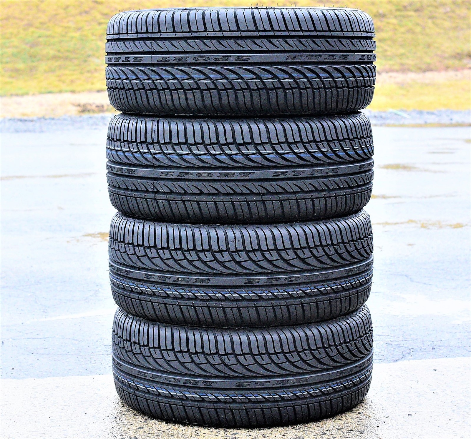 4 Tires 225/55R19 Fullway HP108 AS A/S Performance 99V