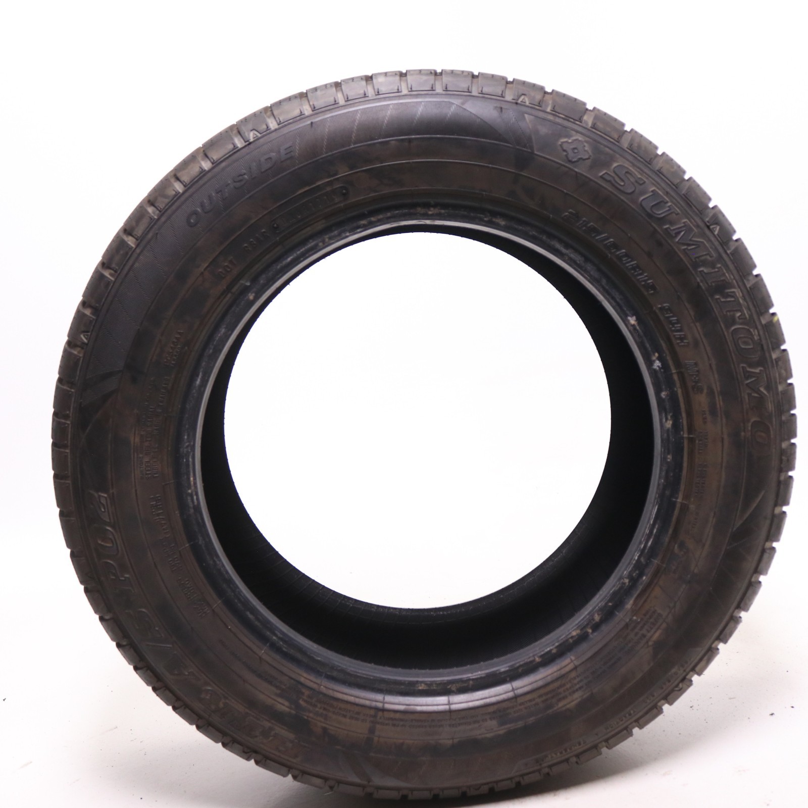 Set of 2 Used 215/60R15 Sumitomo HTR A/S P02 – 94H – 9.5/32 No Repairs