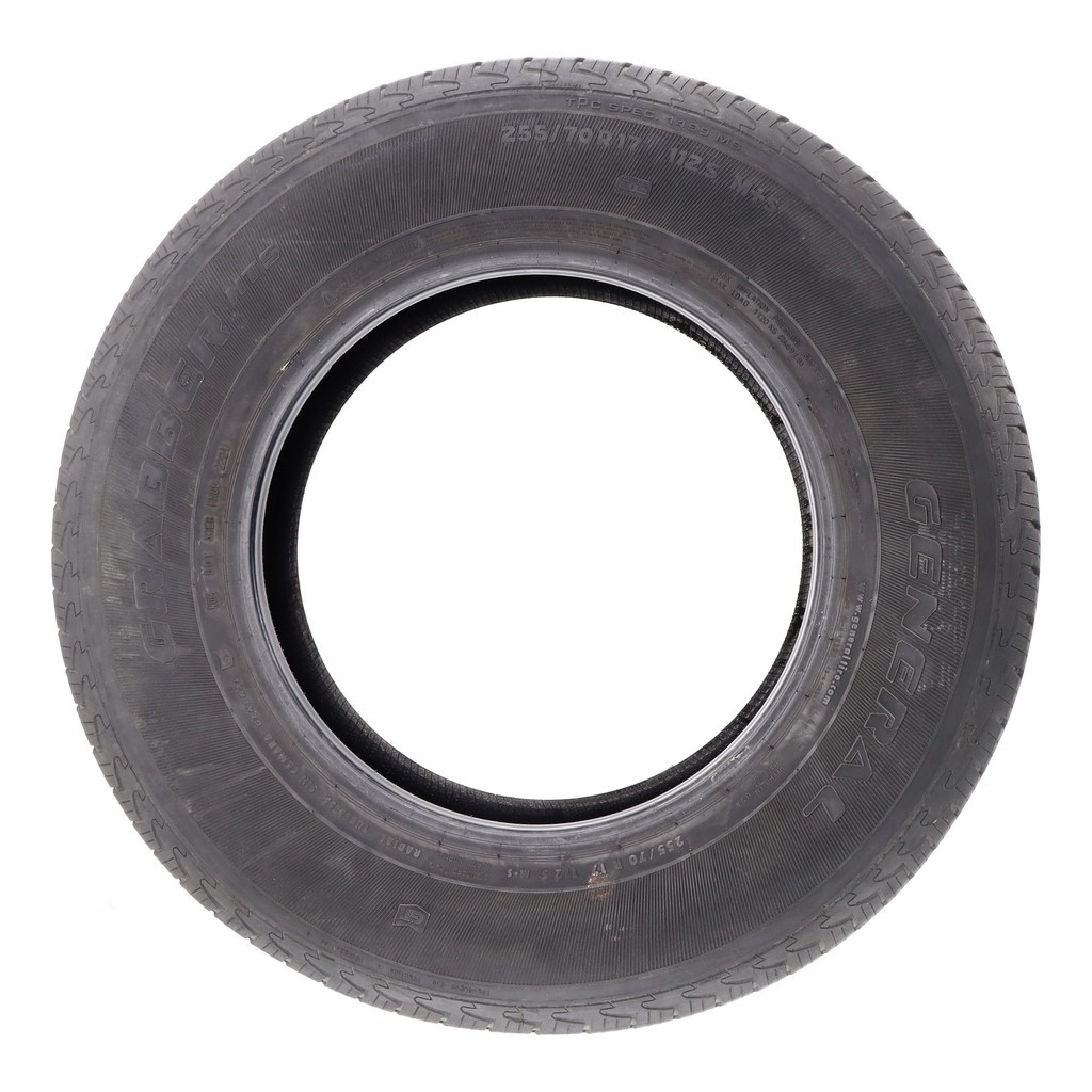 Set of (4) Used 255/70R17 General Grabber HTS 112S – 6.5-7/32