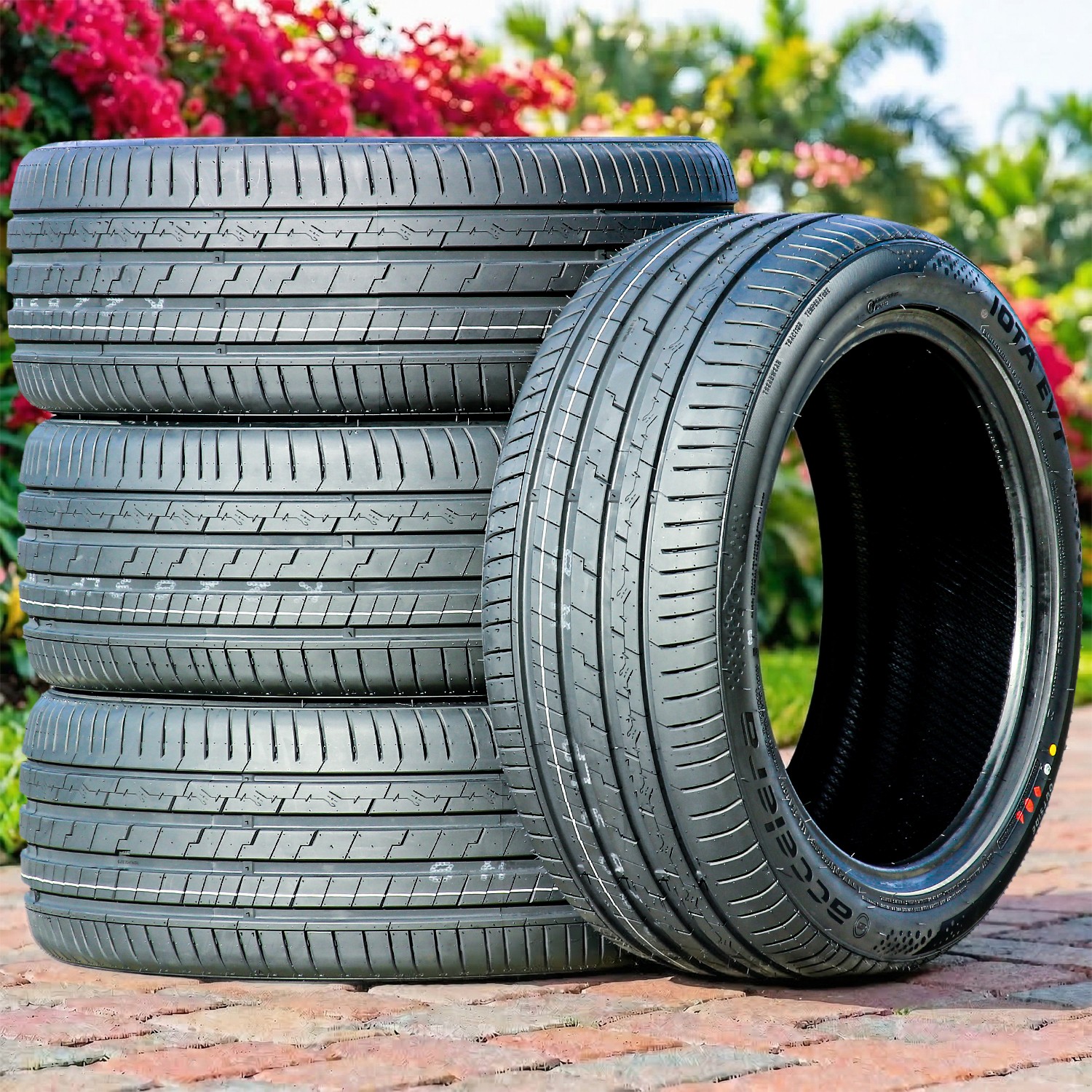 4 Tires Accelera Iota EVT 195/55R15 89V XL A/S Performance