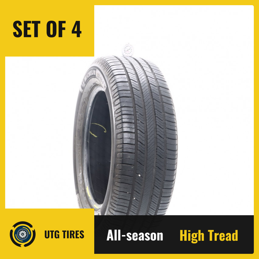 Set of (4) Used 235/60R18 Michelin Defender 2 107H – 9-9.5/32
