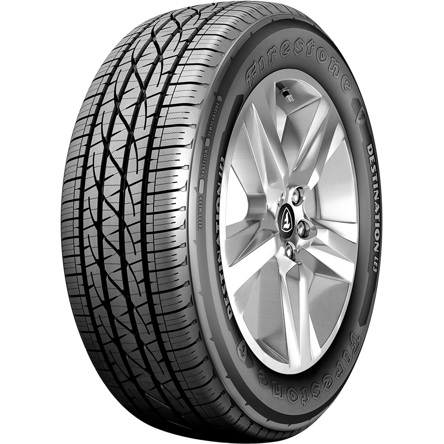 4 Tires 235/70R16 Firestone Destination LE3 (BSW) AS A/S All Season 106T