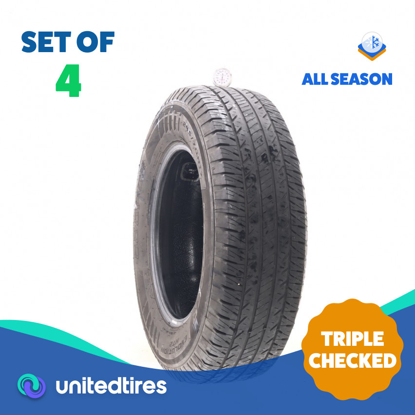 Set of (4) Used 245/70R17 Cooper Evolution HT2 110S – 7-8.5/32