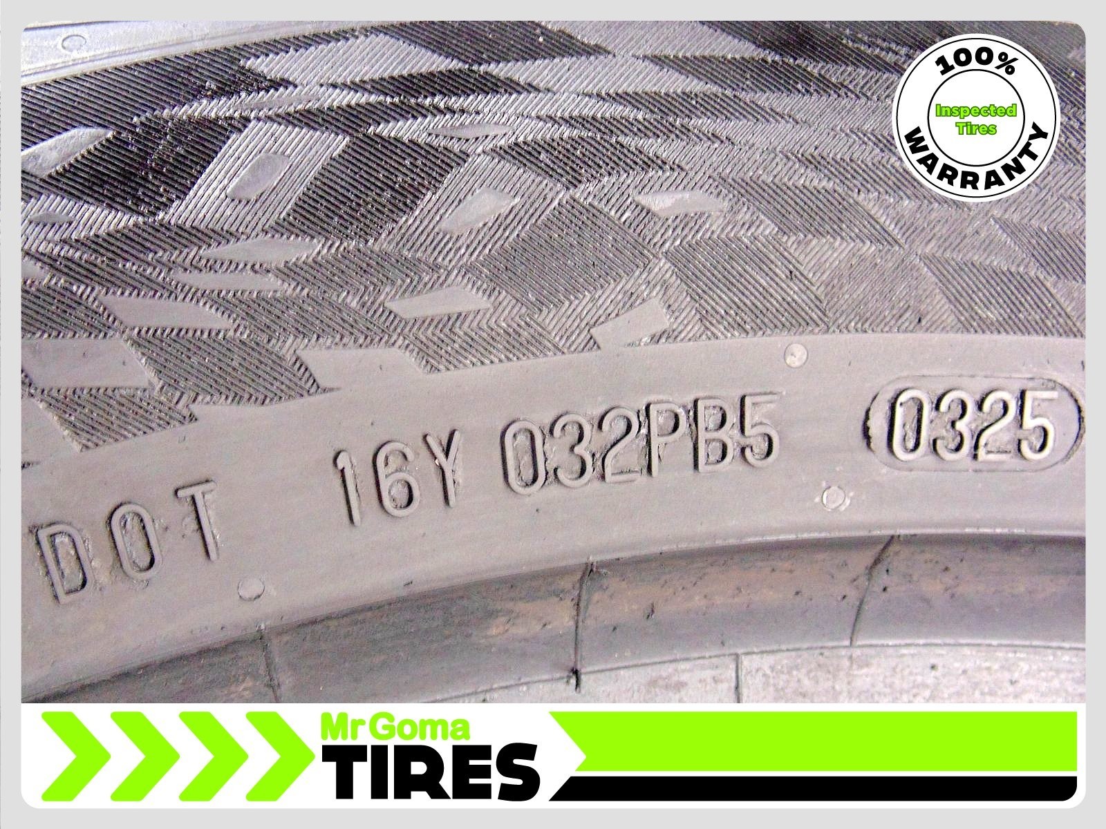 1 CONTINENTAL SPORTCONTACT 7 XL 285/40R20 USED TIRE 7.3/32 TREAD 108Y 2854020