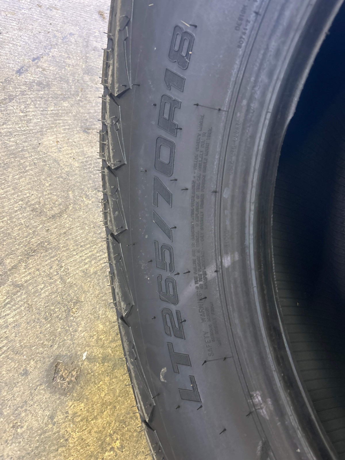 KELLY SAFARI AT BSW LT 265 70 18 124/121S 10PLY MUD TIRE 357080343