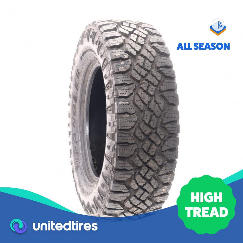 Used LT 275/70R18 Goodyear Wrangler Duratrac 125/122Q – 17.5/32