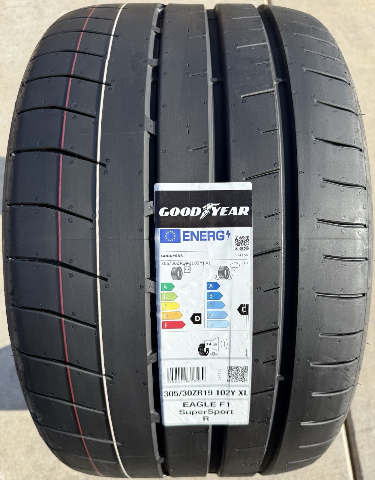TWO BRAND NEW 305/30ZR19 Goodyear Eagle F1 Supercar 3R Tires Like Michelin Cup 2