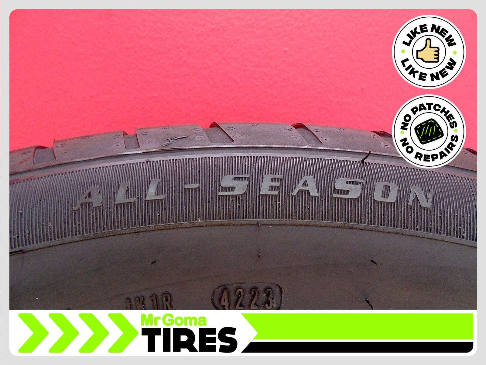 1 GOODYEAR EAGLE SPORT A/S AO AUDI XL 255/50R20 USED TIRE 9.0/32 TREAD LIKE NEW
