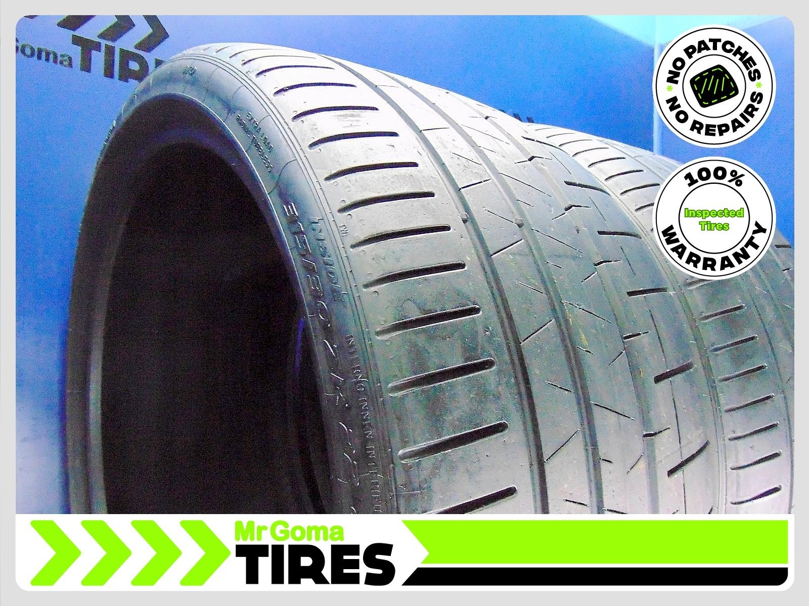 2 PIRELLI P ZERO TM CORSA PZC4 N0 315/30ZR22 USED TIRES 65% LIFE 3153022