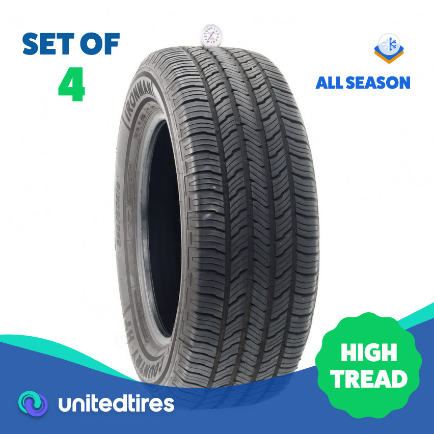 Set of (4) Used 265/60R18 Ironman All Country HT 110H – 8-9/32