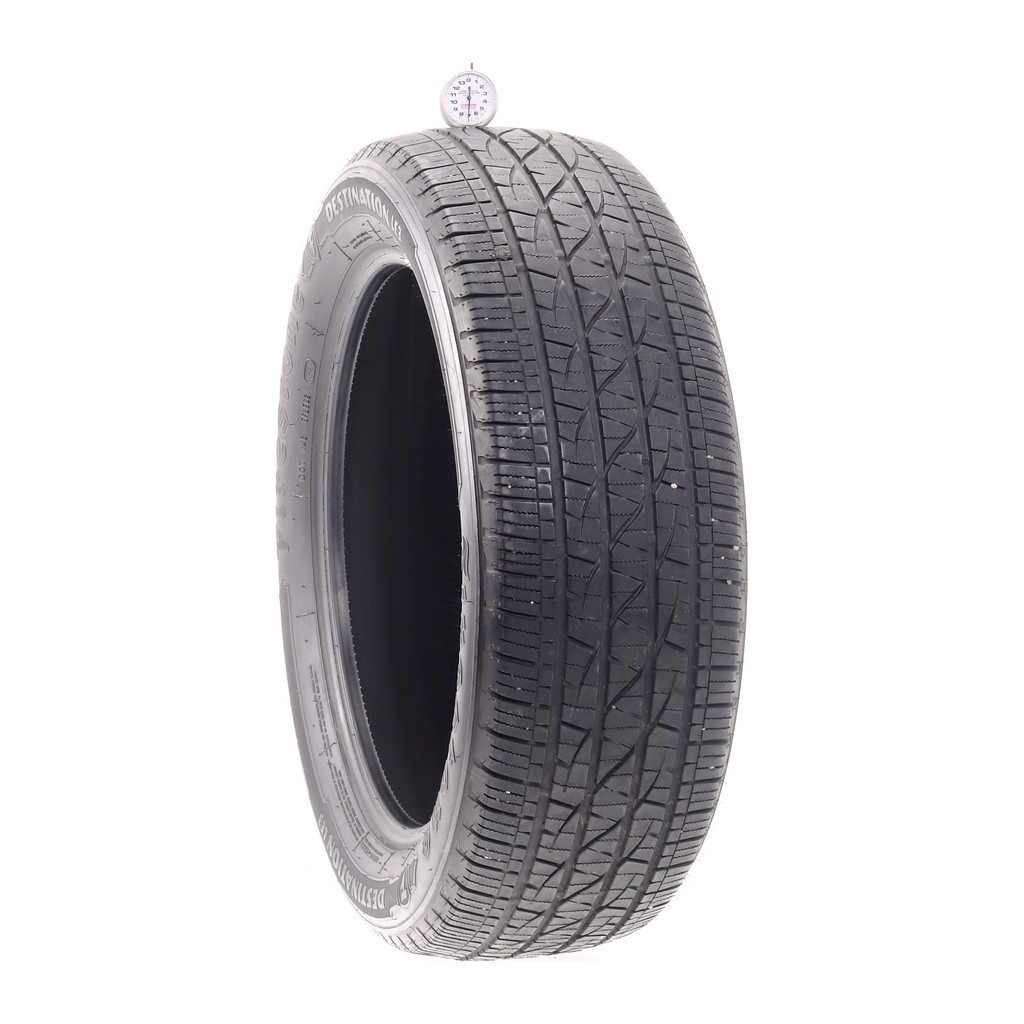 Set of (4) Used 225/55R19 Firestone Destination LE3 99H – 7-9/32 (18HSZ)