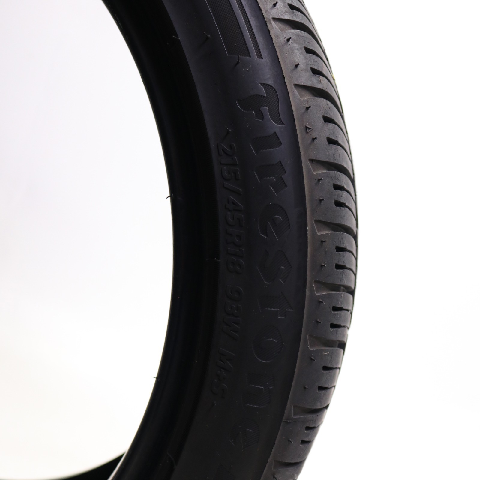 Set of 4 Used 215/45R18 Firestone Firehawk AS V2 – 93W – 7.5/32