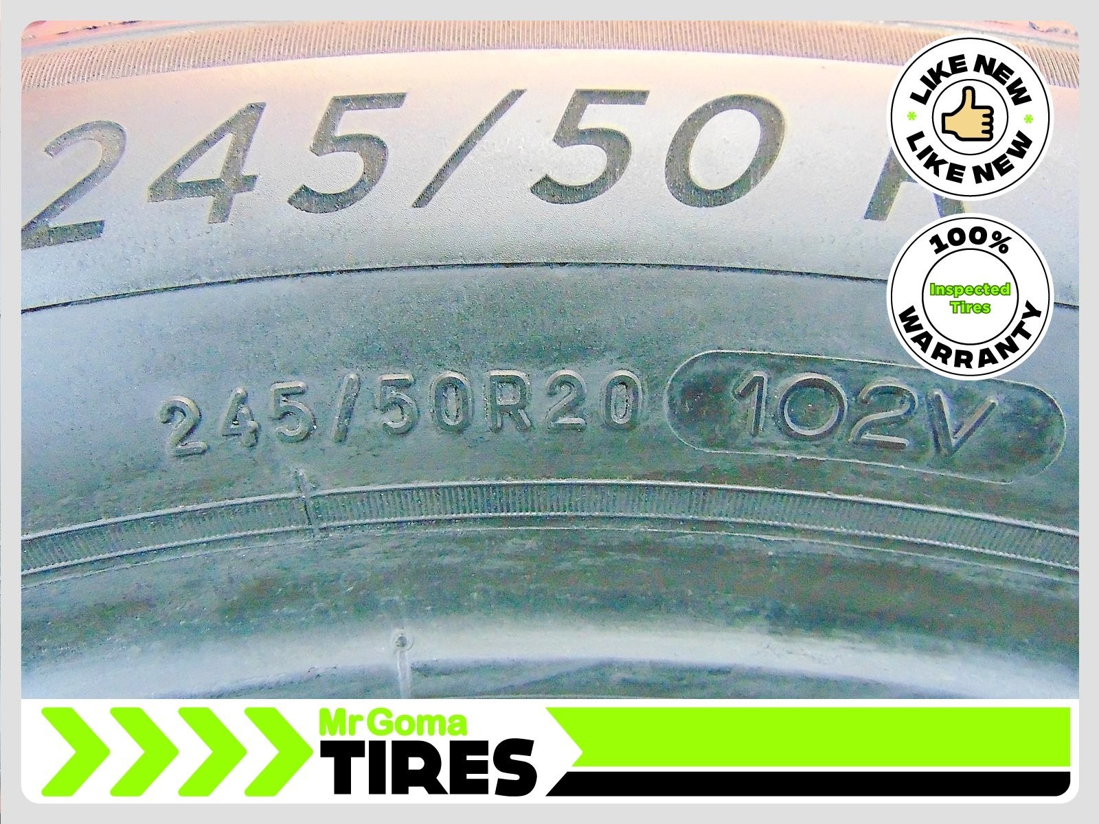 1 MICHELIN PRIMACY TOUR A/S 245/50R20 USED TIRE 7.9/32 Tread DOT 2024 2455020