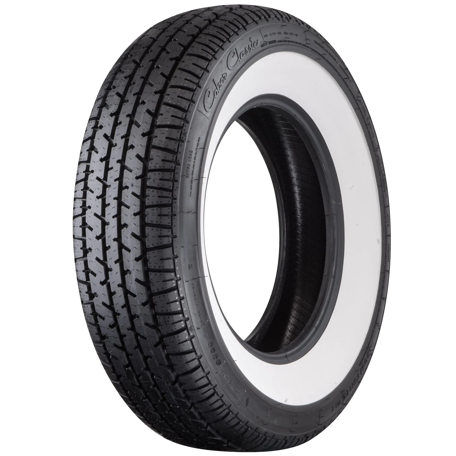 Coker Tire 737108 Classic Star Series Whitewall Radial Tire 195/75R14