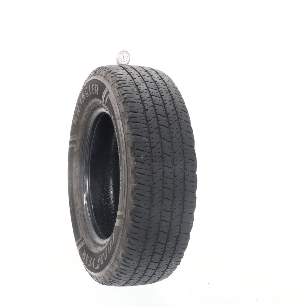 Set of (4) Used LT 245/70R17 Goodyear Wrangler Workhorse HT 119/116R – 6-7.5/32