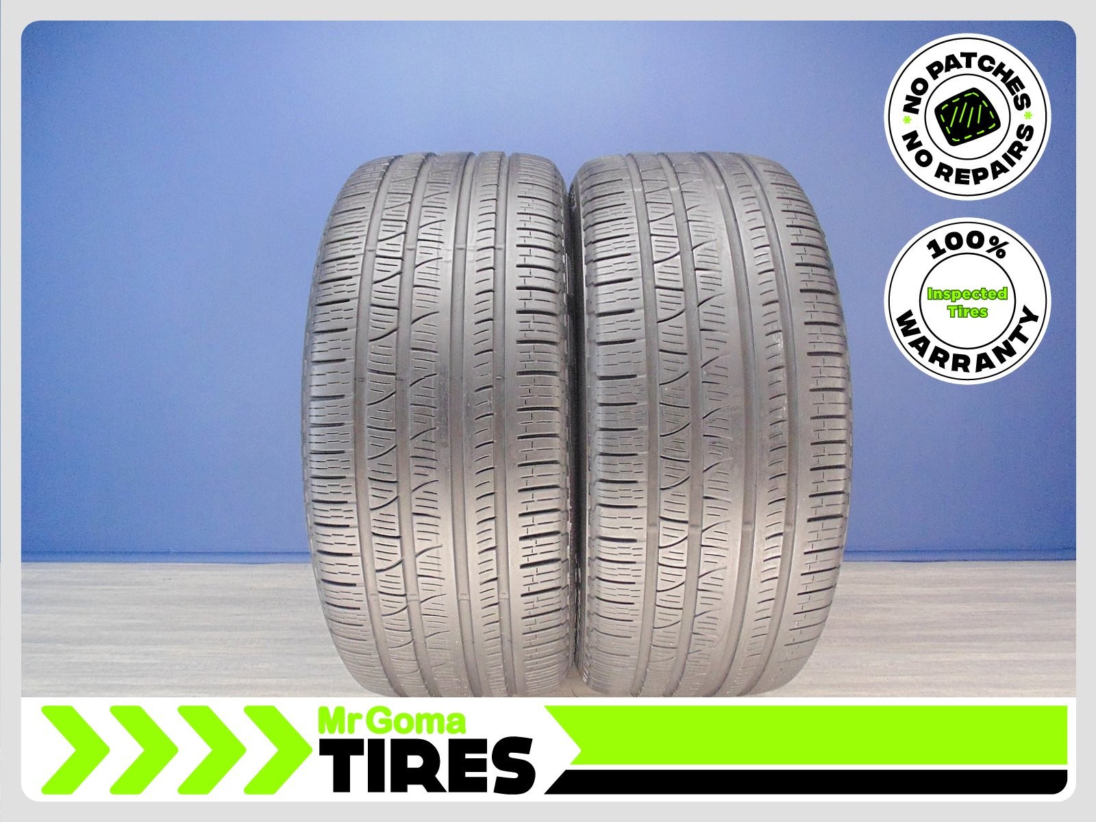 2 PIRELLI SCORPION VERDE A/S VOL XL 275/40R21 USED TIRES 7.3/32 TREAD 2754021
