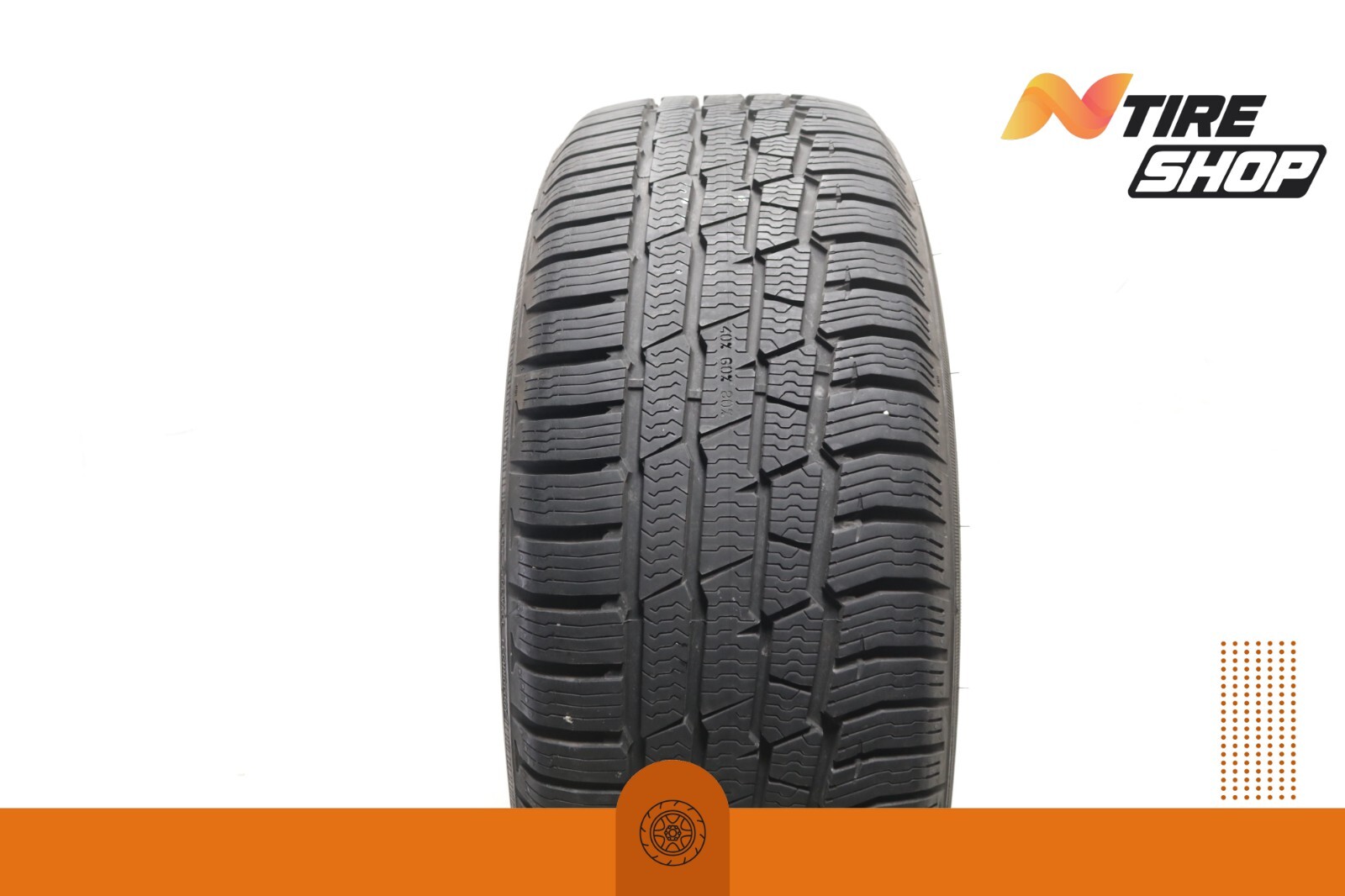 Set of 2 Used 235/55R18 Nokian Encompass AW 01 – 104V – 9.5-10.5/32