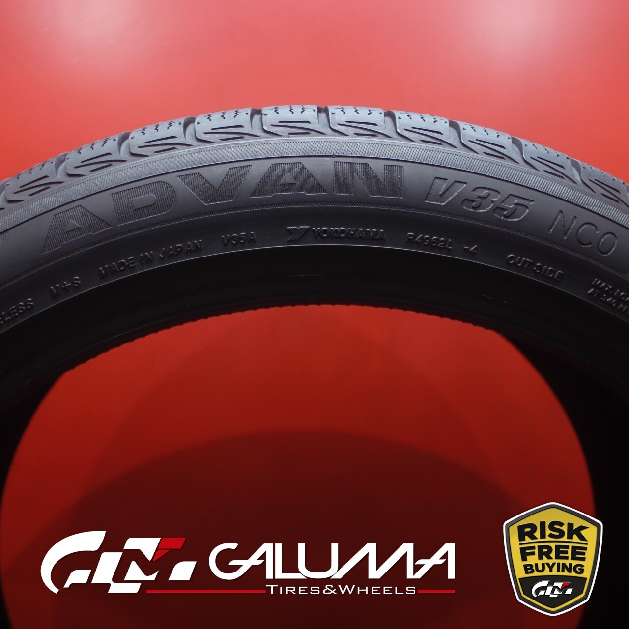Set of 2 Tires Yokohama Advan V35 315/35R22 315/35/22 3153522 No Patch #84809