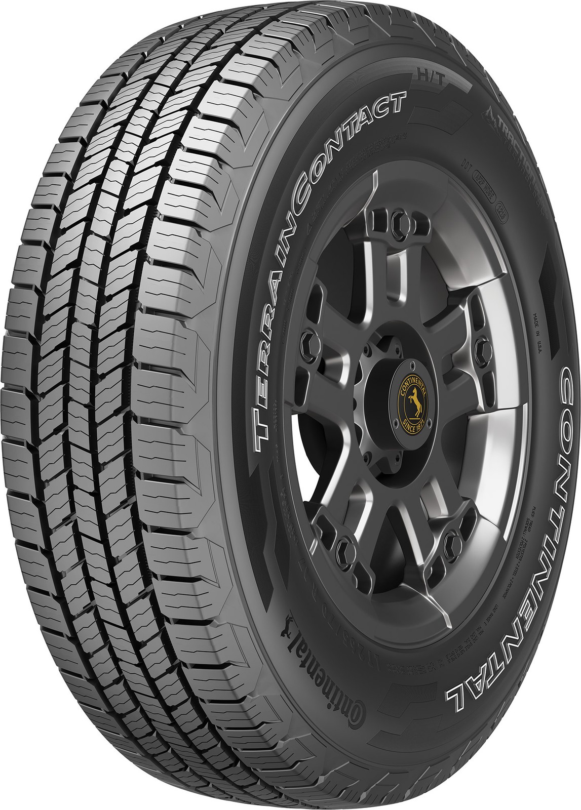 Set of 2 Continental Terrain Contact H/T LT265/70R18/10 10-Ply 124S Tires 265701