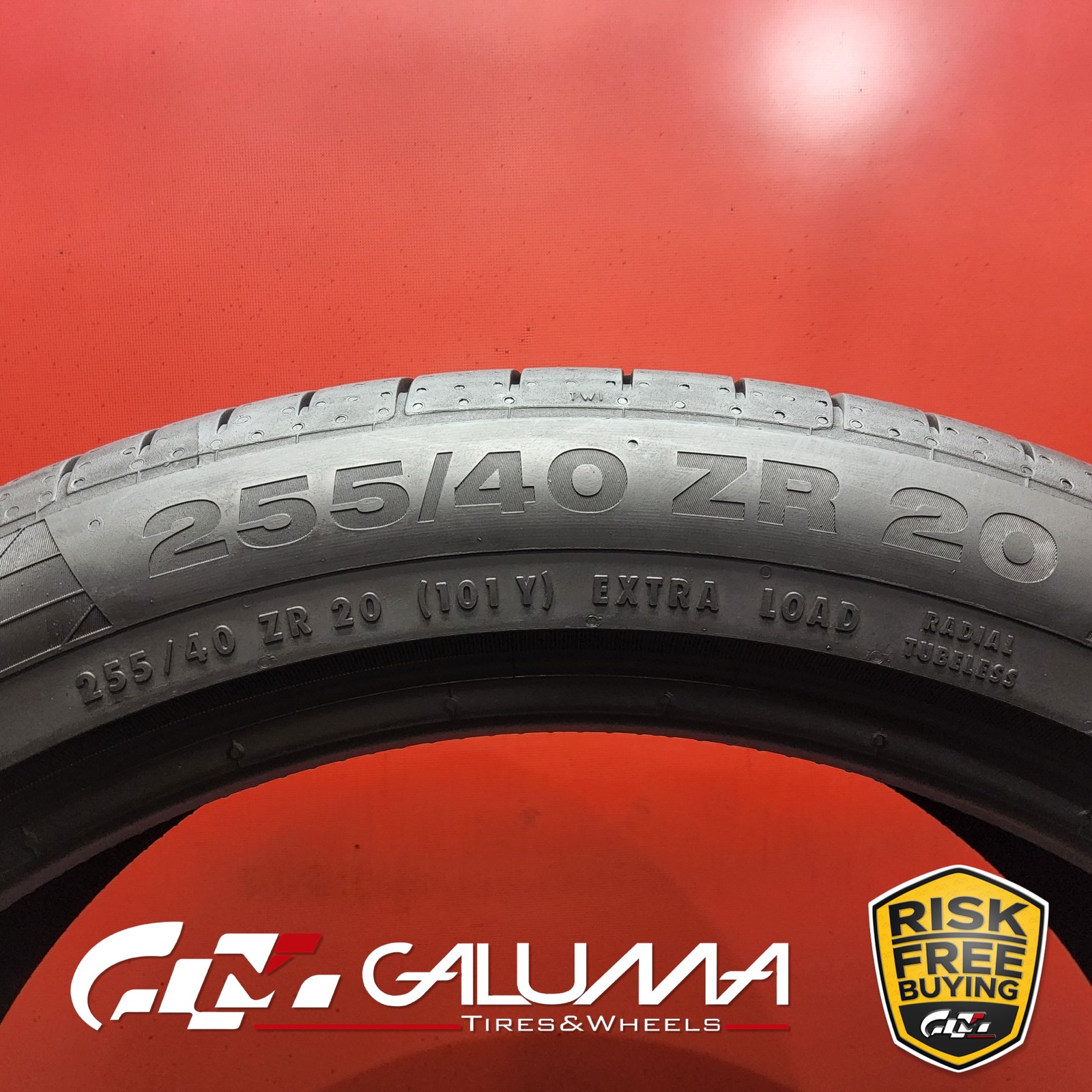 1 Tire LikeNEW Continental ContiSportContact 5P 255/40ZR20 255/40/20 101Y #95348