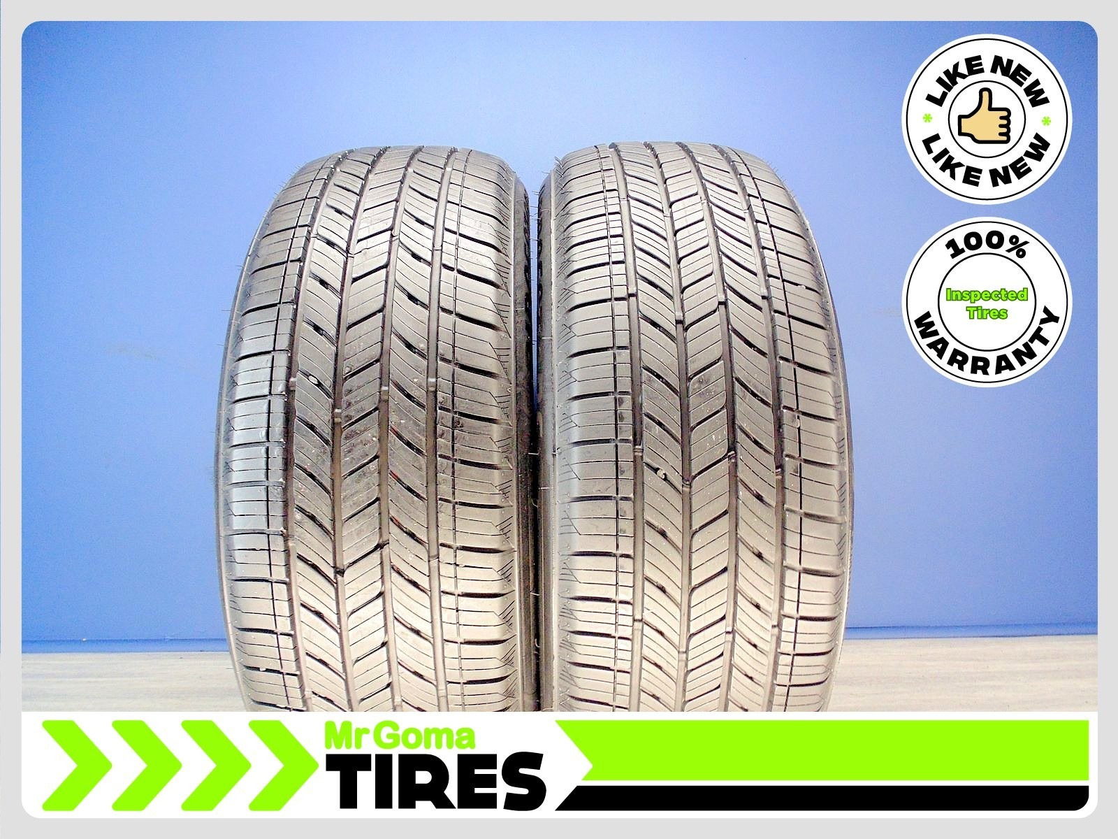 2 BRIDGESTONE ALENZA SPORT A/S E 235/50R21 USED TIRES 9.4/32 TREAD 101V 2355021