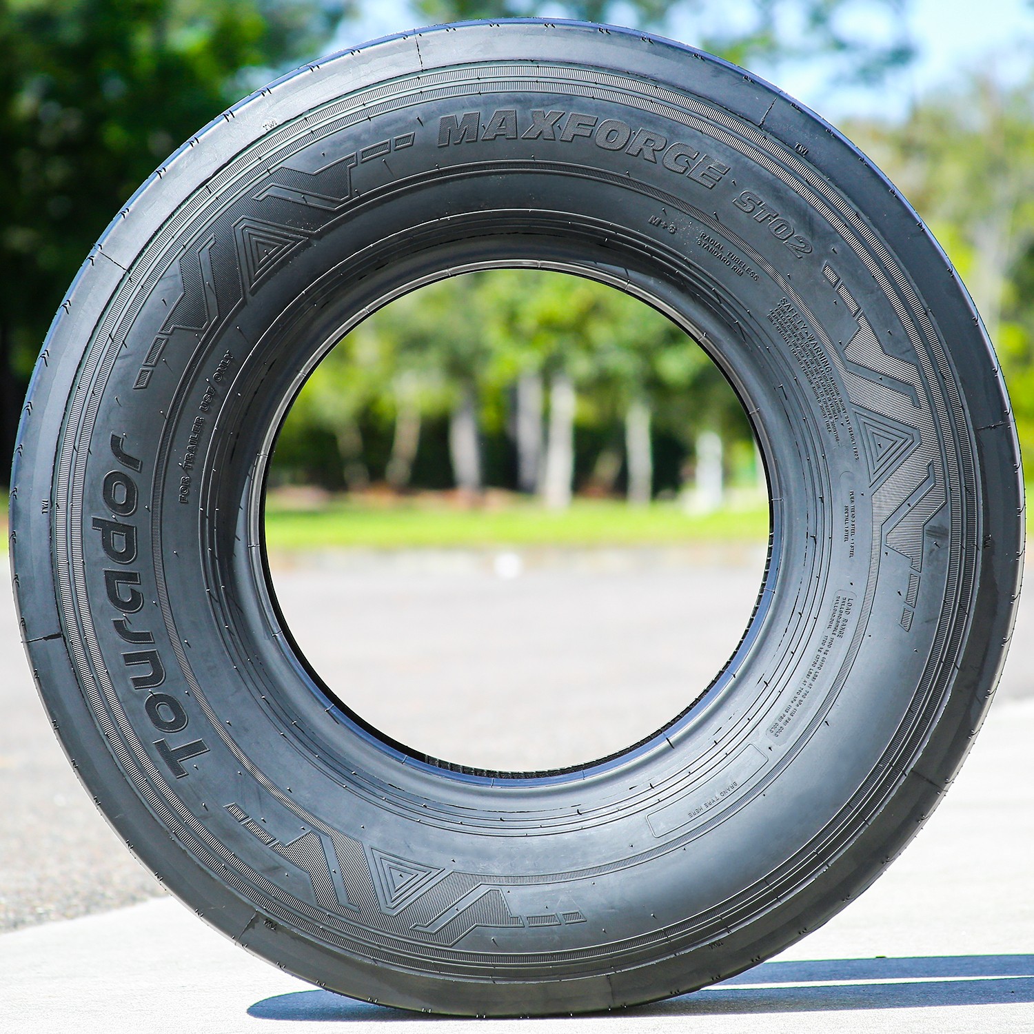 Tire Tourador MaxForce ST02 All Steel ST 235/80R16 Load G 14 Ply Trailer