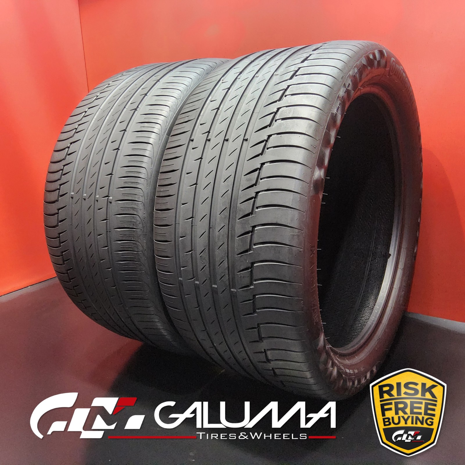 2 Tires Continental PremiumContact 6 ★ SSR Run Flat XL 315/35R21 No Repair 94551