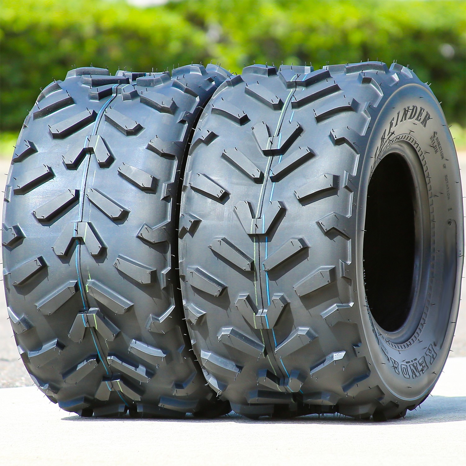 2 Tires Kenda K530 Pathfinder 25×10.00-12 25×10-12 45N 4 Ply AT A/T ATV UTV
