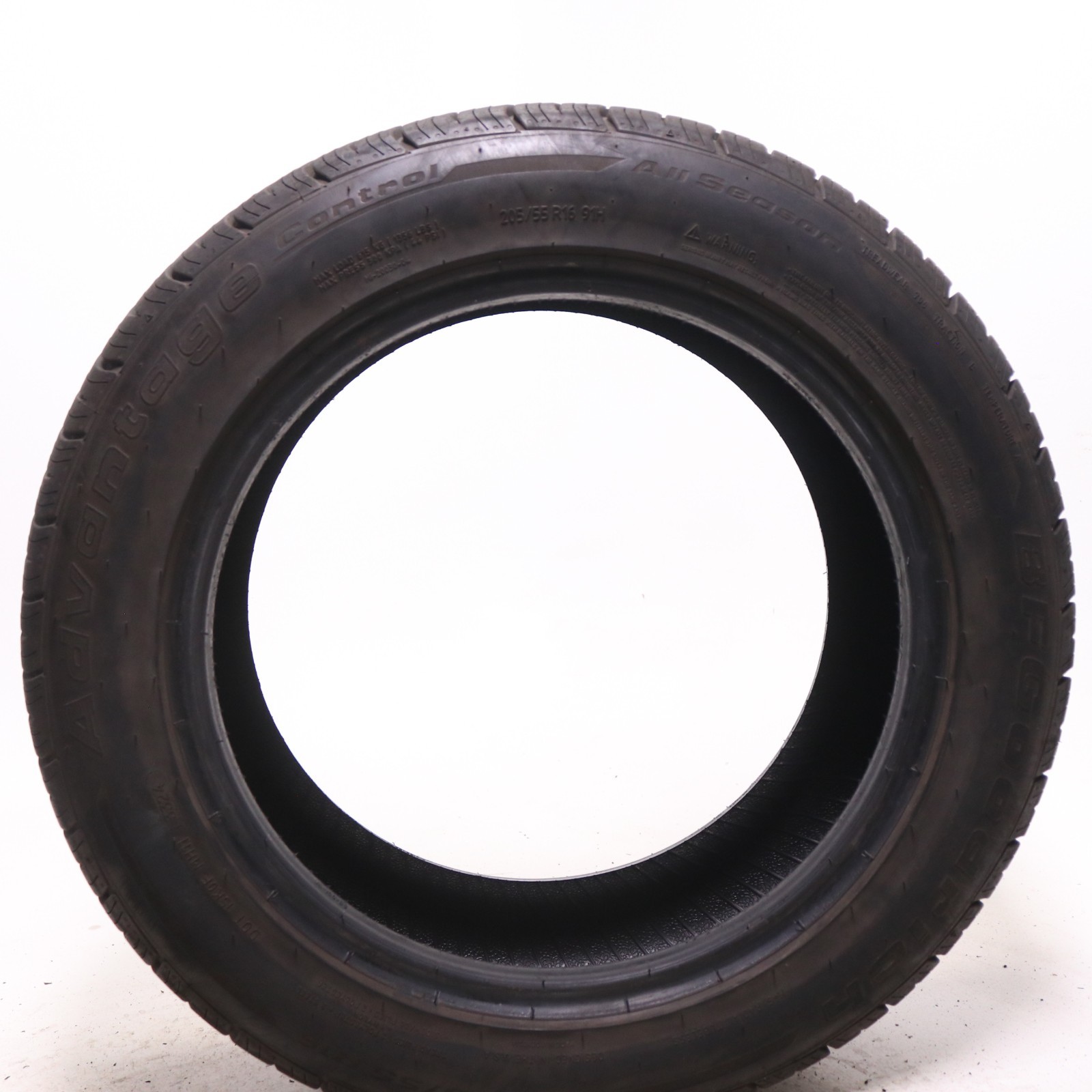 Set of 2 Used 205/55R16 BFGoodrich Advantage Control – 91H – 9.5-10.5/32