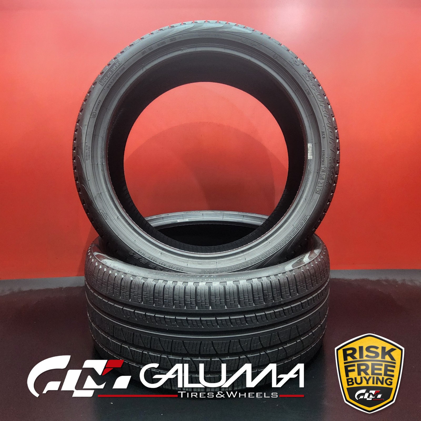 Set of 2 Tires LikeNEW Pirelli Scorpion Verde All Season (NE0) 295/35R21 #94664