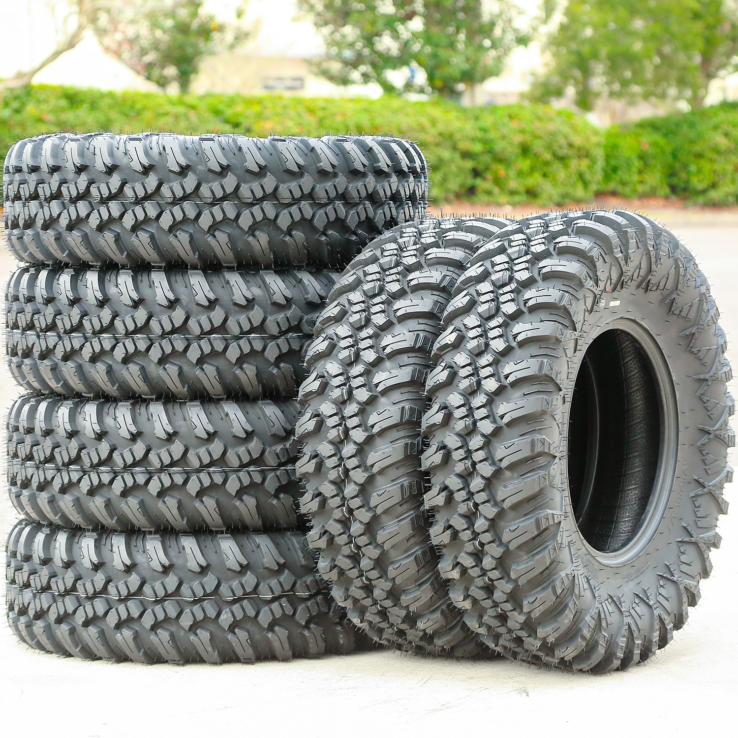 Forerunner Aurora A/T 25×10.00R12 25x10R12 67J 8 Ply All Terrain ATV UTV Tire