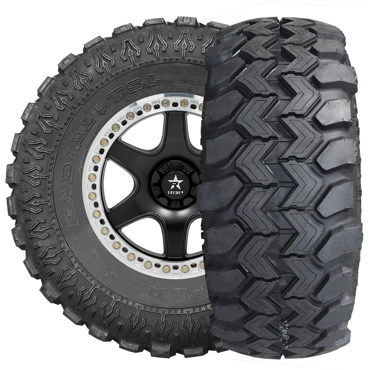 35X14.50R16E SSR RADIAL Interco Super Swamper Tires – Single Tire