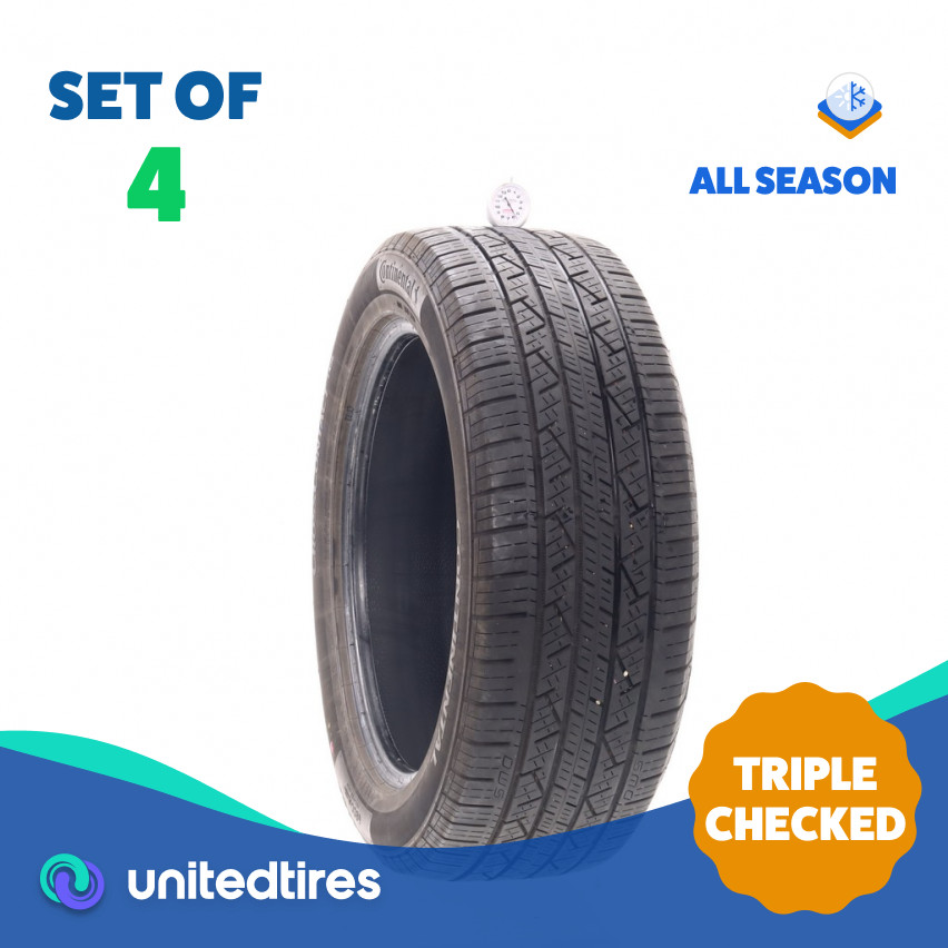 Set of (4) Used 235/55R19 Continental CrossContact LX25 105V – 5.5-6/32