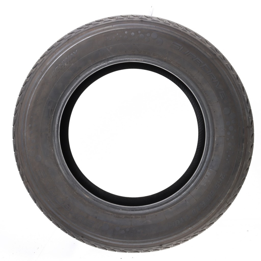 Set of (4) Used 265/60R18 SureDrive Highway 110H – 7-9/32