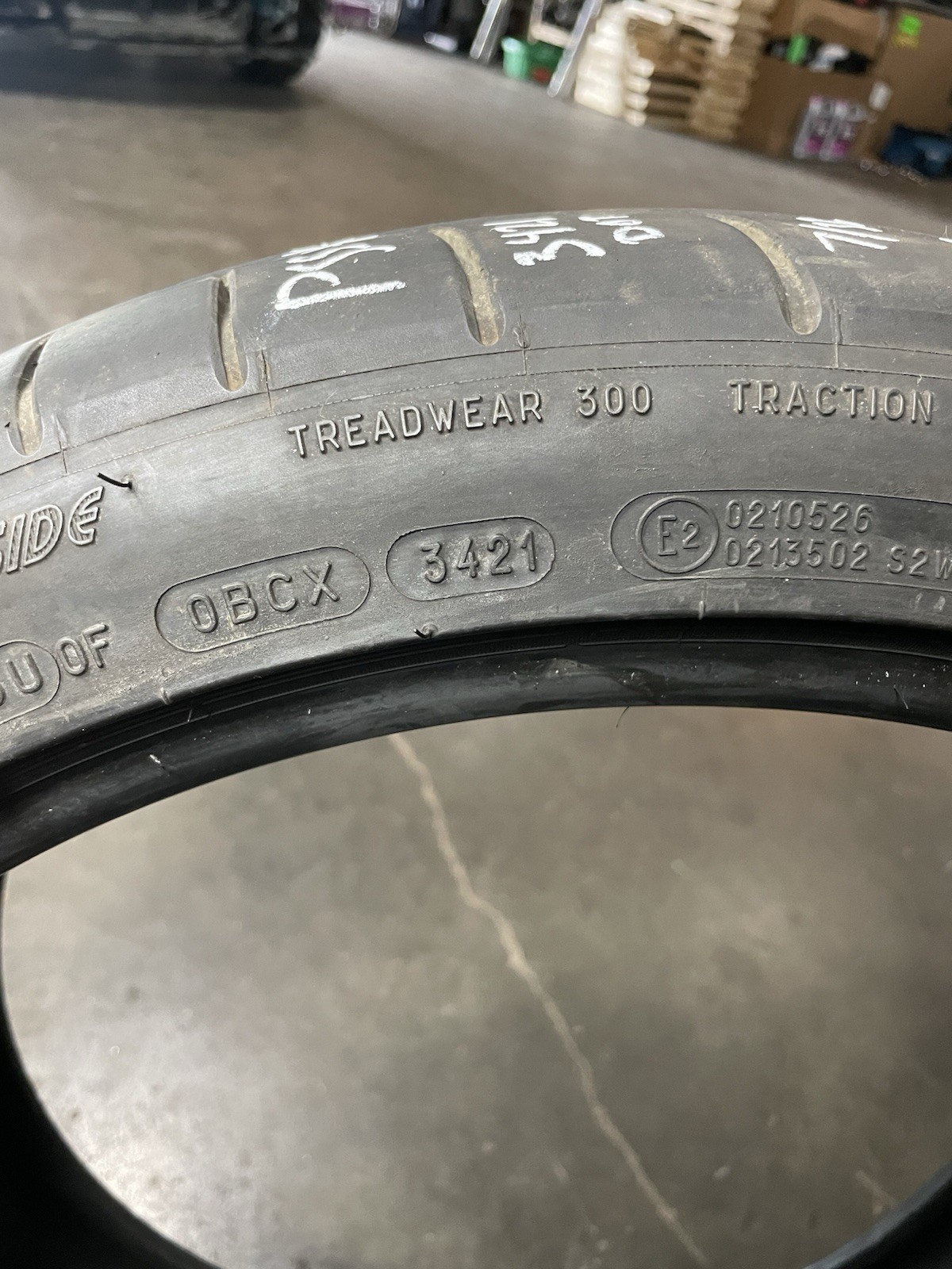 2x 265/35R20 Michelin Pilot Super Sport 6-7/32nds 99Y Used Tires 2653520 2021