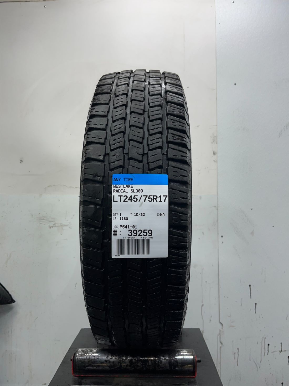1 Used LT245/75R17 Westlake RADIAL SL309 118 Q – 10/32