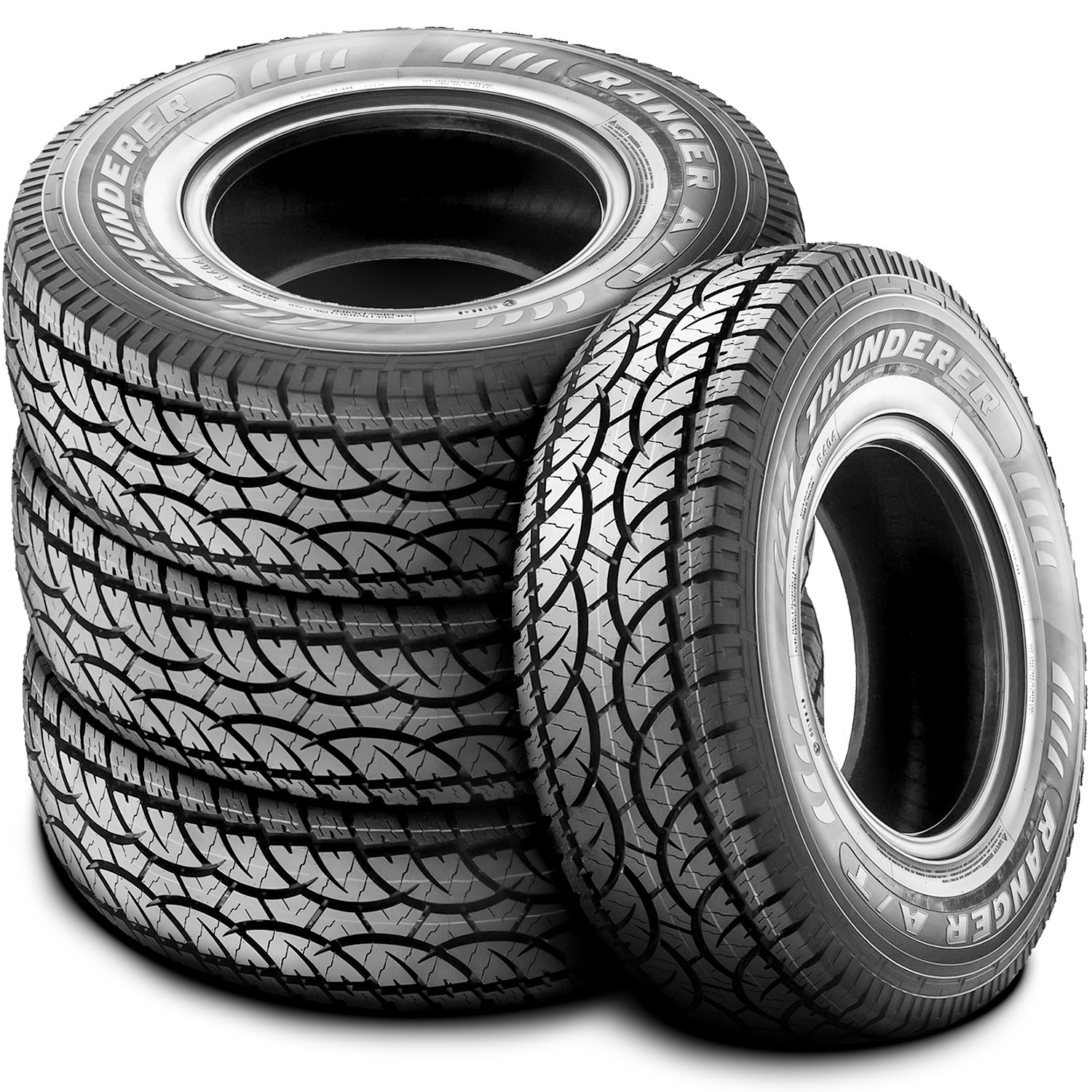 Tire Thunderer Ranger A/T R404 LT 235/75R15 104/101S C 6 Ply AT All Terrain