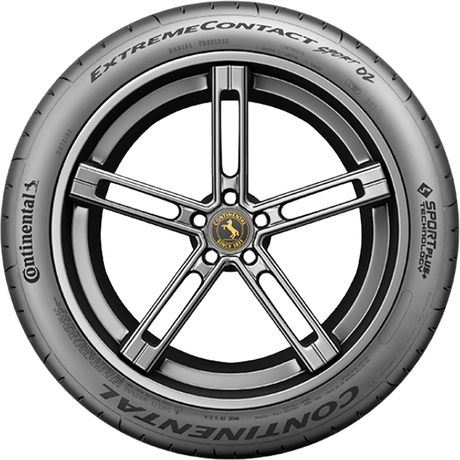 2 Tires Continental ExtremeContact Sport 02 265/35ZR20 265/35R20 99Y XL